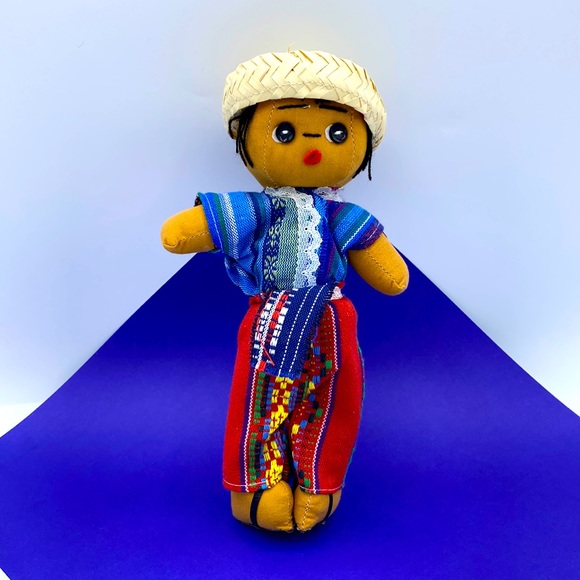 Vintage Handmade Mexican Doll - Picture 1 of 3